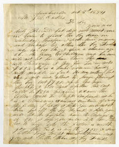 Letter by A. J. McElveen, Sumter, to Ziba Oakes