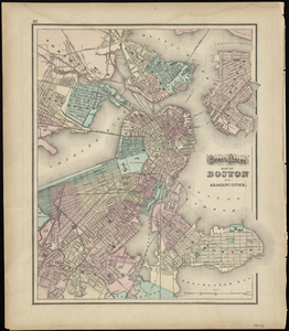 Gray's Atlas Map of Boston and Adjacent Cities