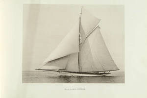 [Lithotype illustrations from photographs in American and English yachts]