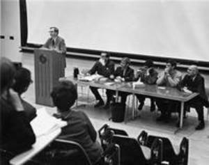 Women's Coordinate Education panel meeting, 1968