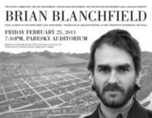 Brian Blanchfield Reading and Discussion