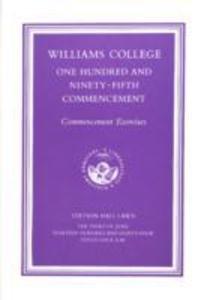 Williams College Commencement Order of Exercises, 1984