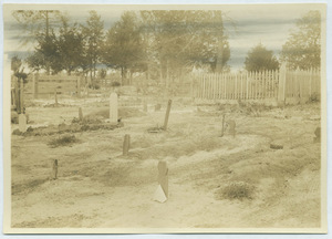 Black cemetery in Tuskegee, Alabama