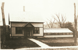 Insectary and greenhouse at Massachusetts Agricultural College