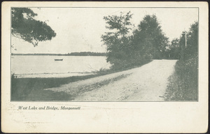 West Lake and Bridge, Monponsett, Halifax, Massachusetts