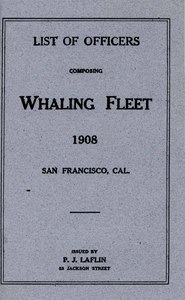 Whalin Fleet Officers - 1908