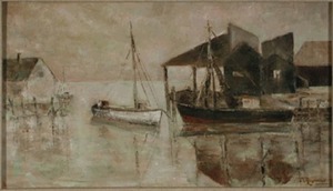 "Provincetown Harbor" Marion Raymond