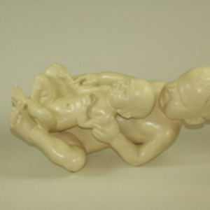 Replica of Dickinson-Belskie infant comparison model, 1945-2007