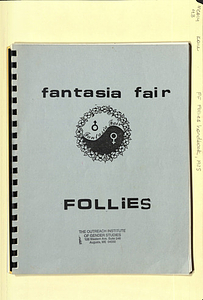 Fantasia Fair Follies Handbook (1985)