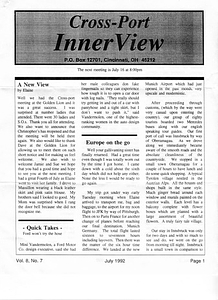 Cross-Port InnerView, Vol. 8 No. 7 (July, 1992)