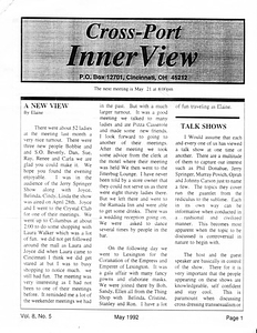 Cross-Port InnerView, Vol. 8 No. 5 (May, 1992)