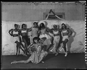 Men Dressed as Women at the "Negro Review"