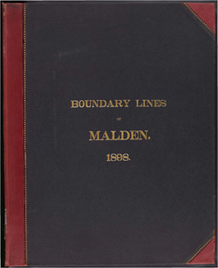 Atlas of the boundaries of the city of Malden, Middlesex County