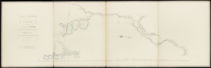 Plan and profile of a survey for the proposed canal from Boston to Connecticut River: section no. 2, from Worcester to Thompson (Conn.)