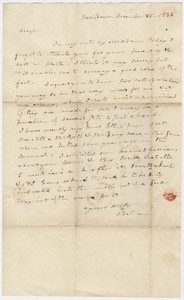Benjamin Silliman letter to Edward Hitchcock, 1835 December 25