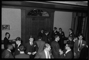 Photographs of Chi Phi and Beta Theta Pi rush events, 1966 March 18