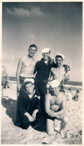 Dad (Adolphe Joseph Lesueur) with service buddies