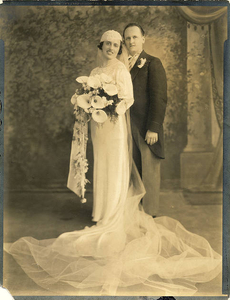 Uncle Joseph Foglia and Gina Testa's wedding day