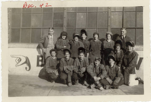 Welders at Hingham Shipyard, WWII