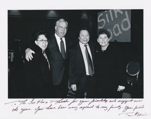 Mary and Hing Soo Hoo with Mayor Menino