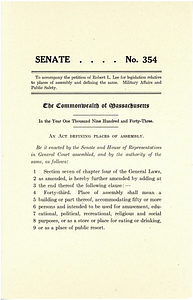 Senate No. 354