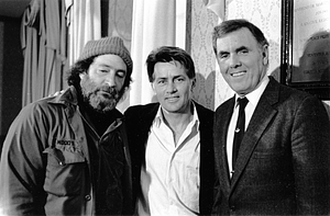 Homeless advocate Mitch Snyder, actor Martin Sheen, Mayor Raymond L. Flynn