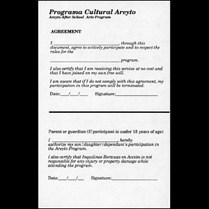 Programa cultural Areyto after school arts program