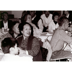 Chinatown residents at a Parcel C meeting