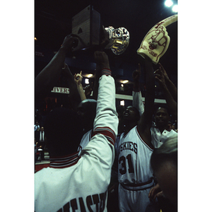 1984 Eastern College Athletic Conference (ECAC) North Basketball victory celebration