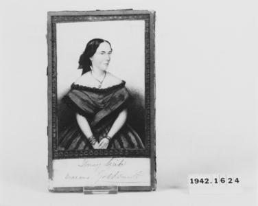 Miniature portrait of Jenny Lind