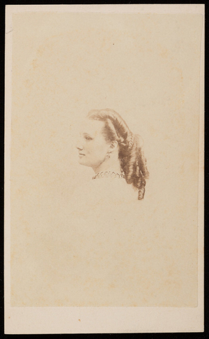 Studio portrait of Sarah Almy, Boston, Mass., undated