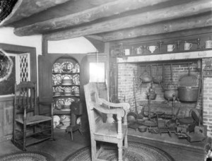 Interior view of Indian Hill, colonial kitchen, West Newbury, Mass., undated
