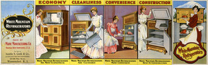Brochure cover for White Mountain Refrigerators