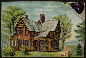 Trade card for New Home, location unknown, undated
