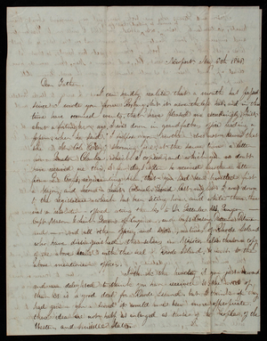 Thomas Lincoln Casey to General Silas Casey, May 6, 1848