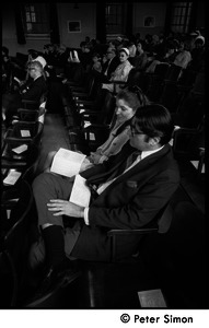 Audience at the Martin Luther King memorial service