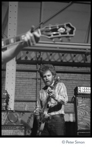 David Nelson (guitarist, New Riders of the Purple Sage) performing on stage at Dupont Gym, MIT