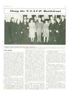 Fragment of Crisis magazine, December 1947 issue