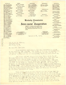Letter from James Bond to W. E. B. Du Bois