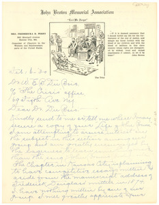 Letter from Fredericka D. S. Perry to W. E. B. Du Bois