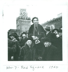 Shirley Graham Du Bois and W. E. B. Du Bois, Red Square, Moscow