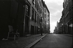 Views of Boston: street scene on Beacon Hill