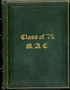 Massachusetts Agricultural College Class of 1875 Class Book