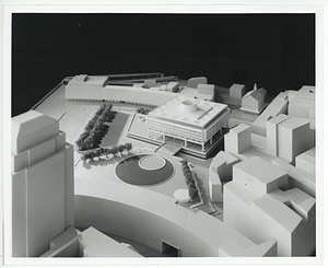 Proposed architectural model for Boston City Hall