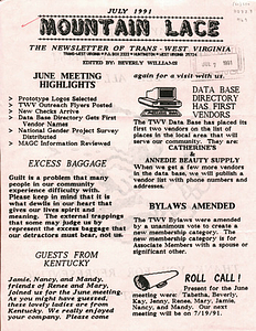 Mountain Lace: The Newsletter of Trans - West Virginia (July, 1991)