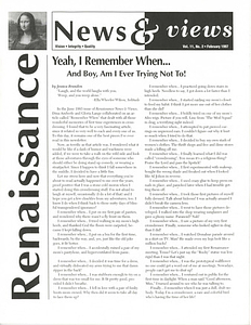 Renaissance News & Views, Vol. 11 No. 2 (February 1997)