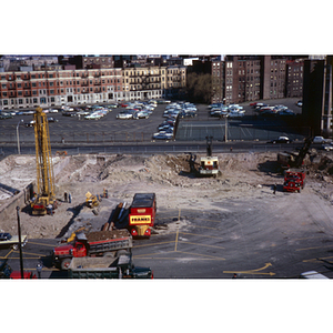 Construction of Speare Hall, April 1963