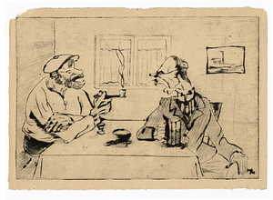 Sketch by Helmut Hirsch, undated