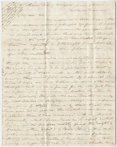Edward Hitchcock and Orra White Hitchcock letter to Edward Hitchcock, Jr., 1850 June 9 and 1850 June 13