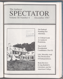 The Amherst spectator, 1987 December